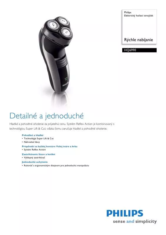 Mode d'emploi PHILIPS HQ 6990