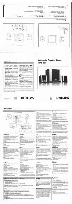 Mode d'emploi PHILIPS MMS231