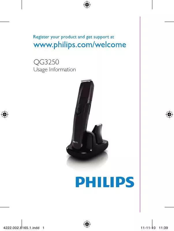 Mode d'emploi PHILIPS QG-3250