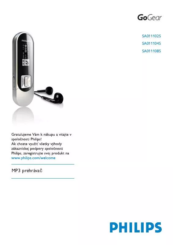 Mode d'emploi PHILIPS SA011102S