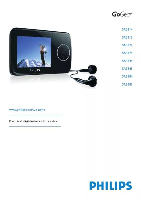 Mode d'emploi PHILIPS SA3345