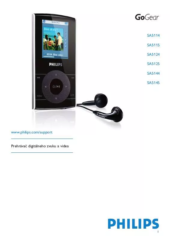 Mode d'emploi PHILIPS SA5125