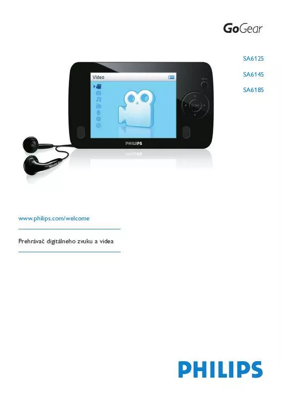 Mode d'emploi PHILIPS SA6125