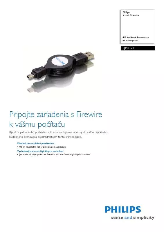 Mode d'emploi PHILIPS SJM2122