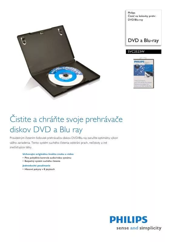 Mode d'emploi PHILIPS SVC2523W