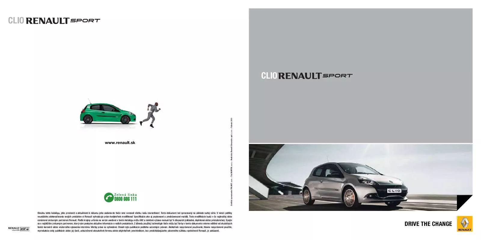 Mode d'emploi RENAULT CLIO SPORT