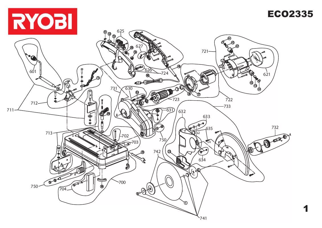 Mode d'emploi RYOBI ECO2335