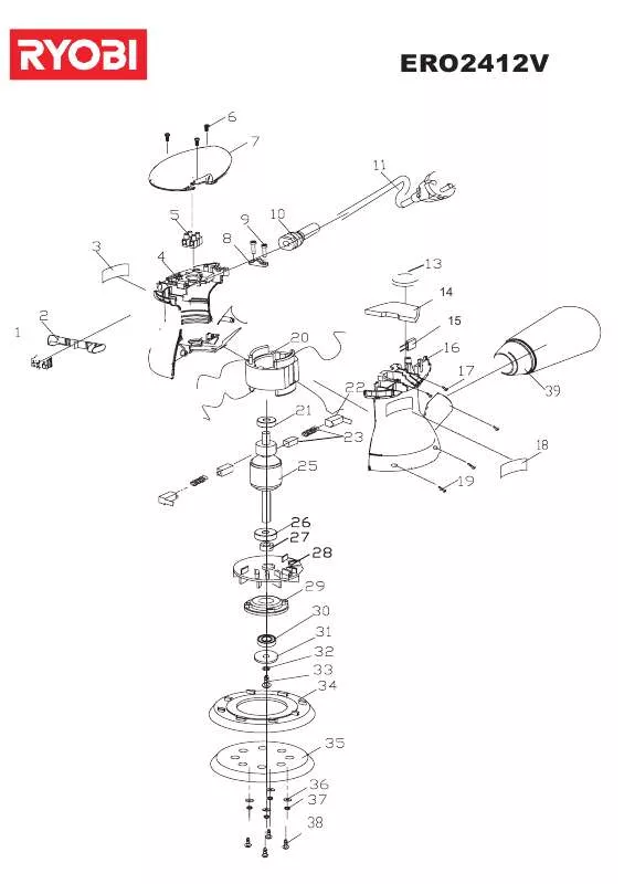 Mode d'emploi RYOBI ERO2412V