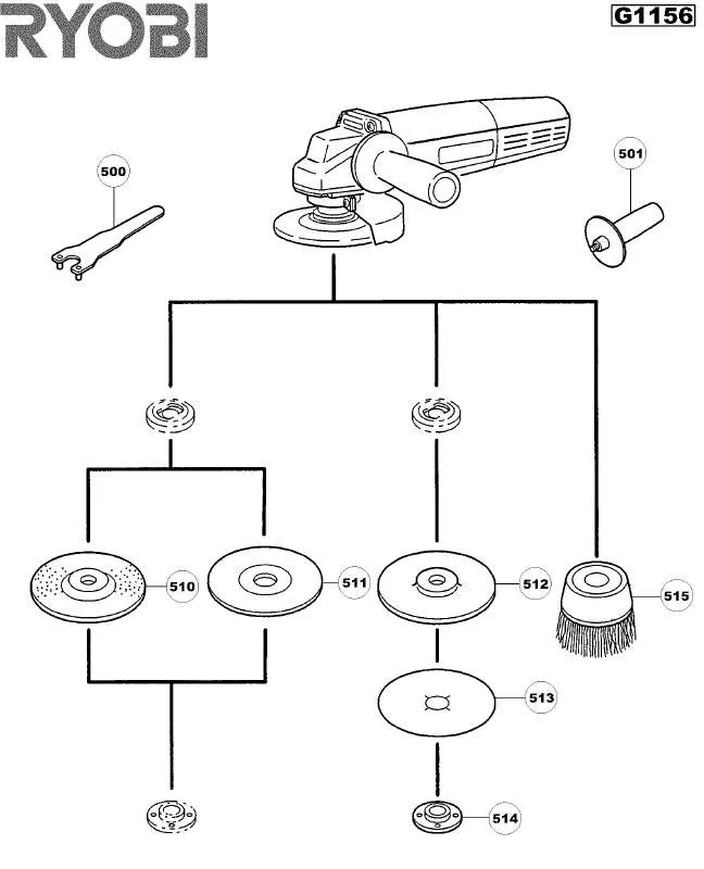 Mode d'emploi RYOBI G1156