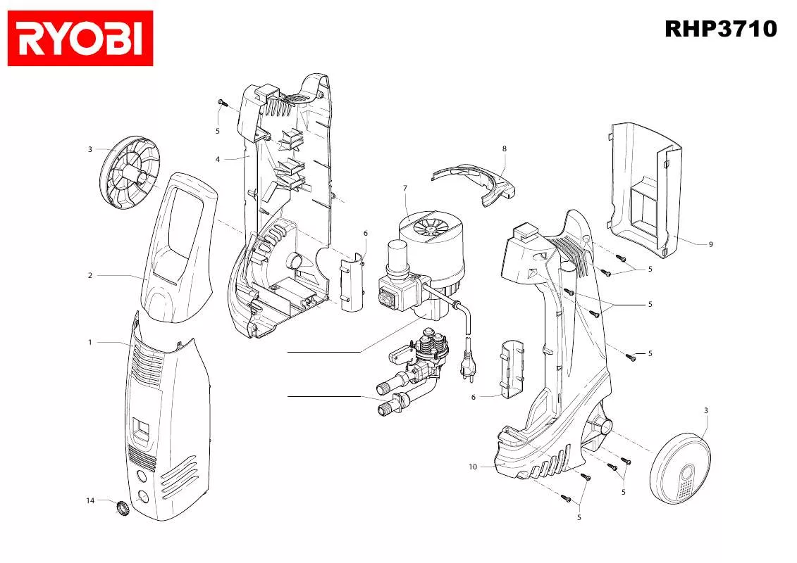 Mode d'emploi RYOBI RHP3710