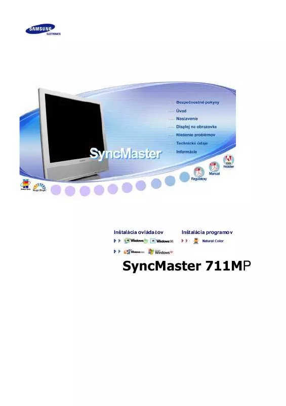 Mode d'emploi SAMSUNG SYNCMASTER 711MP