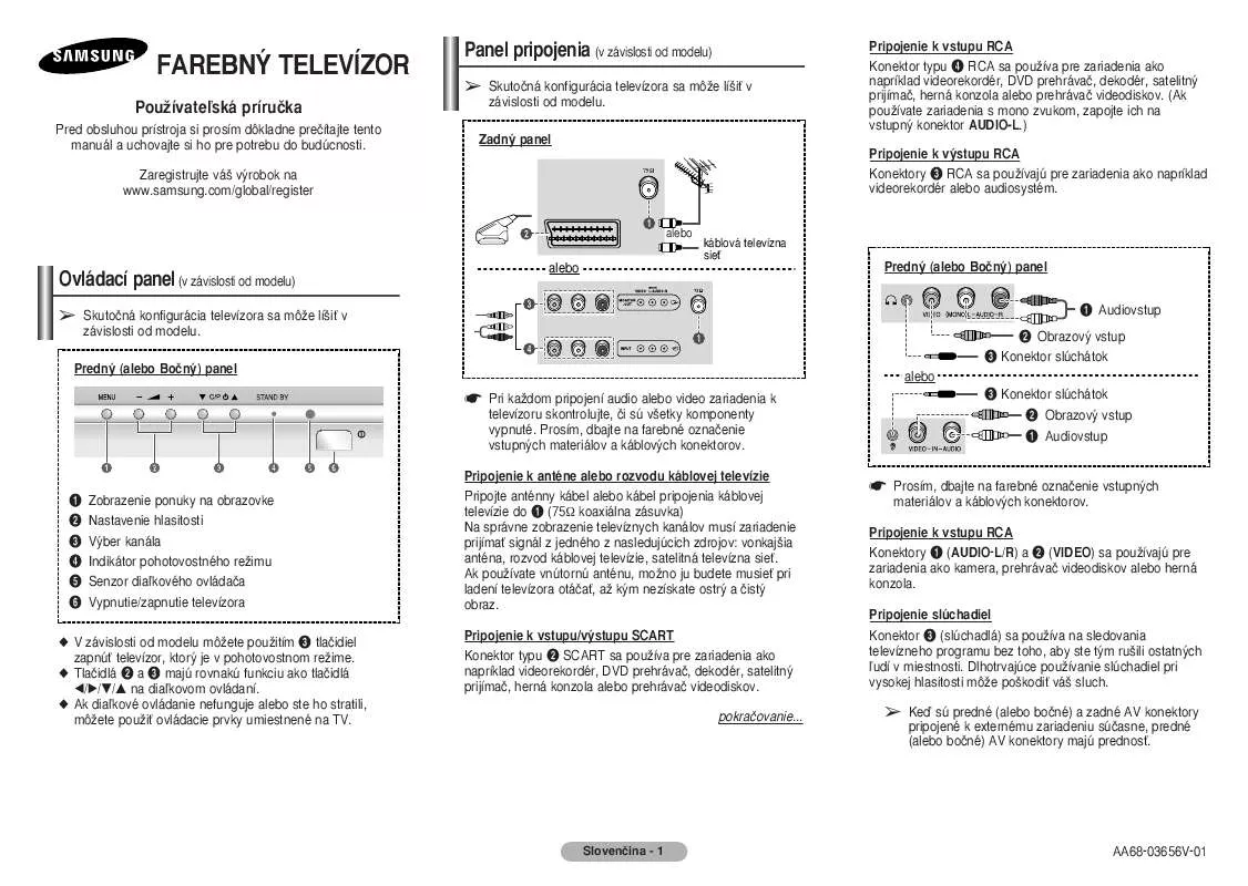 Mode d'emploi SAMSUNG CZ-21M163N