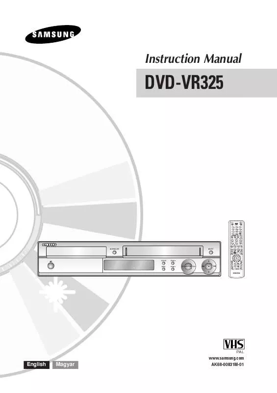 Mode d'emploi SAMSUNG DVD-VR325