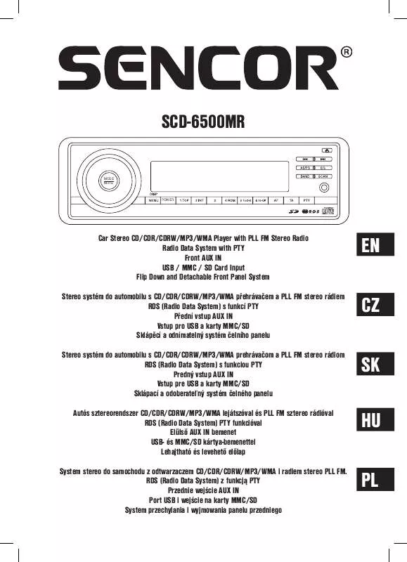 Mode d'emploi SENCOR SCD-6500MR