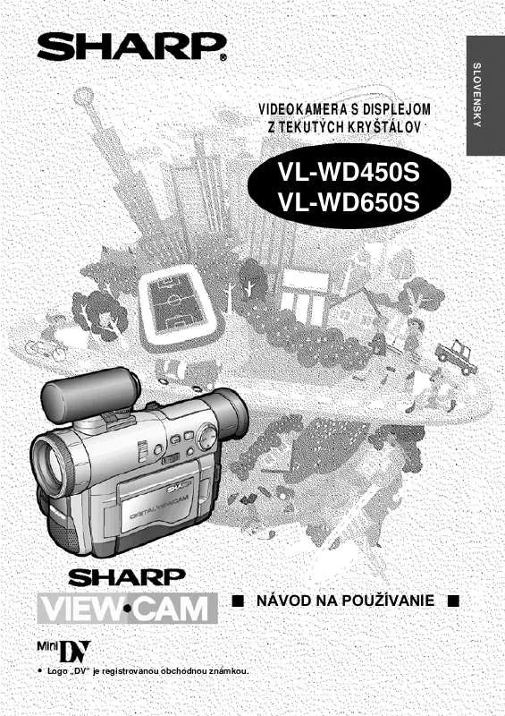 Mode d'emploi SHARP VL-WD450S