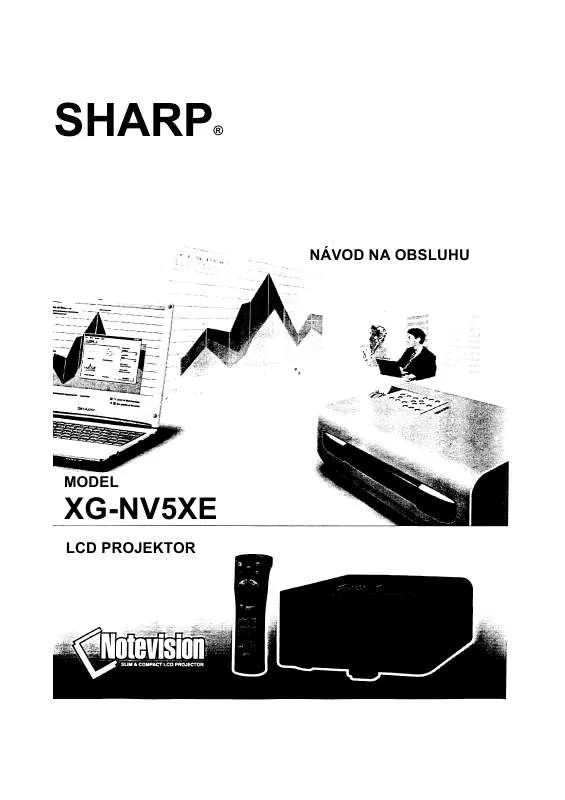 Mode d'emploi SHARP XG-NV5XE