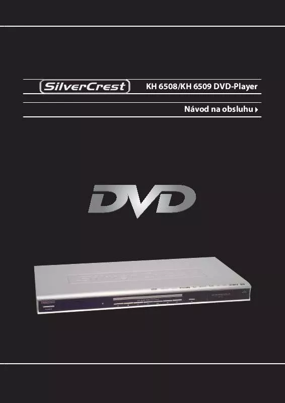 Mode d'emploi SILVERCREST KH 6508 DVD-PLAYER