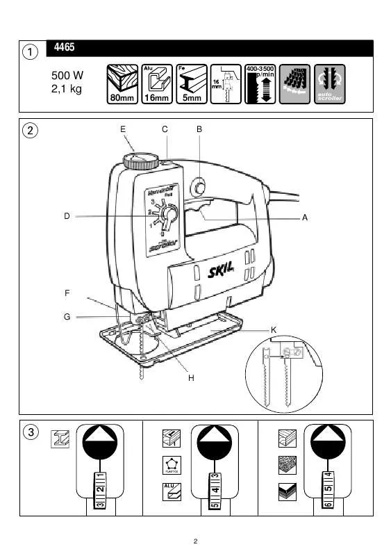 Mode d'emploi SKIL 4465