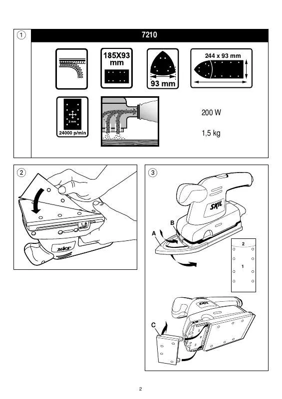 Mode d'emploi SKIL 7210