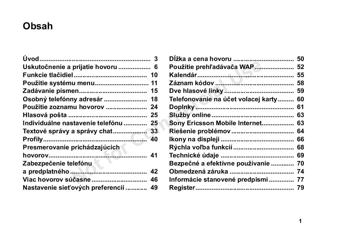 Mode d'emploi SONY ERICSSON T600