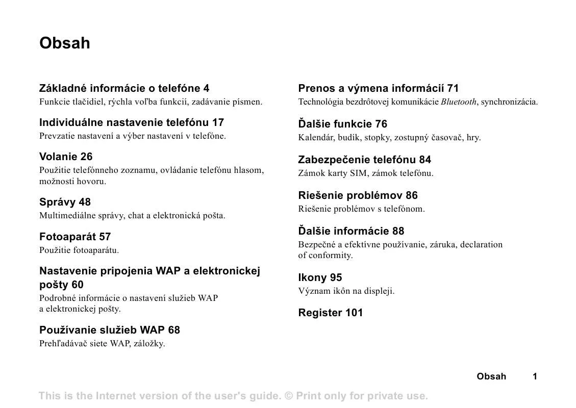 Mode d'emploi SONY ERICSSON T610