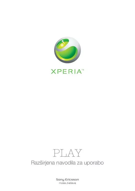 Mode d'emploi SONY ERICSSON XPERIA PLAY