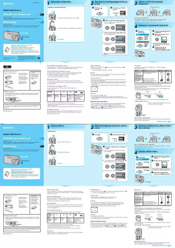 Mode d'emploi SONY CYBER-SHOT DSC-S40