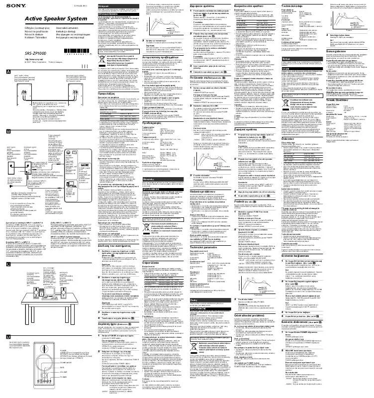 Mode d'emploi SONY SRS-ZP1000