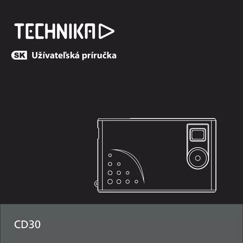 Mode d'emploi TECHNIKA CD30