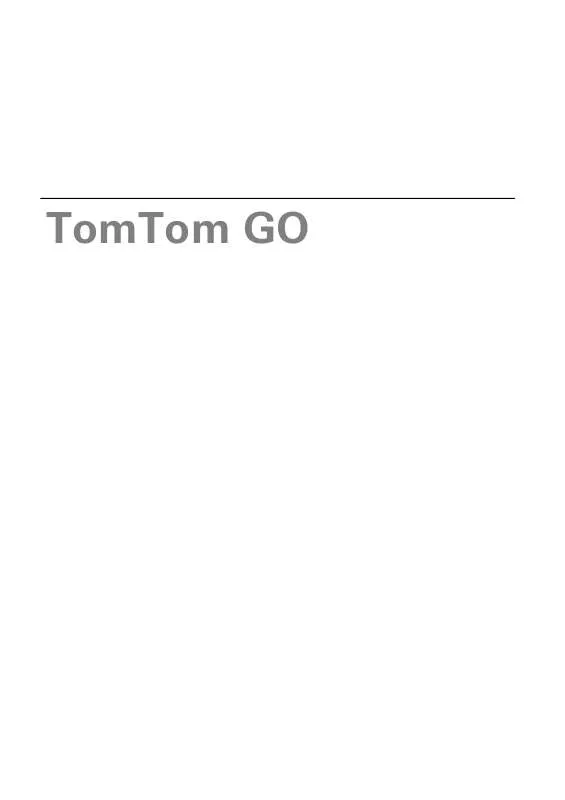 Mode d'emploi TOMTOM GO 930T