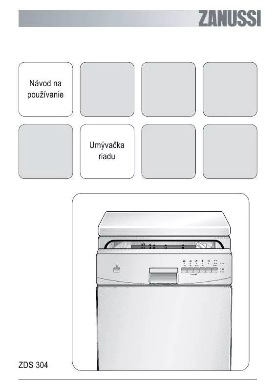 Mode d'emploi ZANUSSI ZDS304