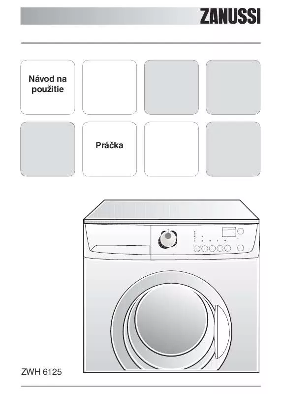 Mode d'emploi ZANUSSI ZWH6125